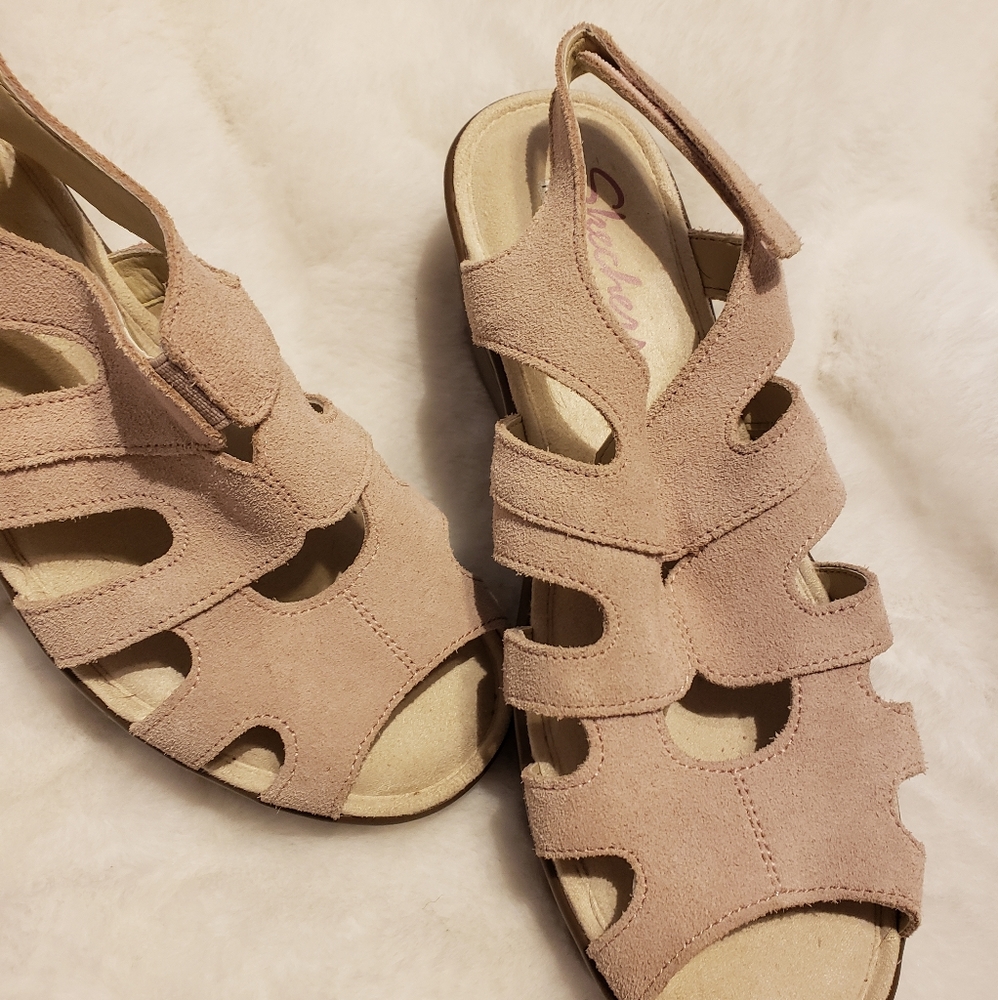 Skechers memory foam blush wedge  7.5